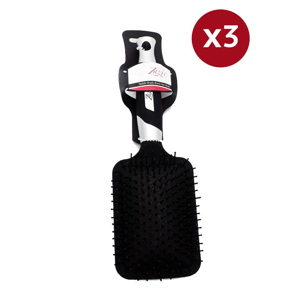 Paddle' Hair Brush - 3 Pack