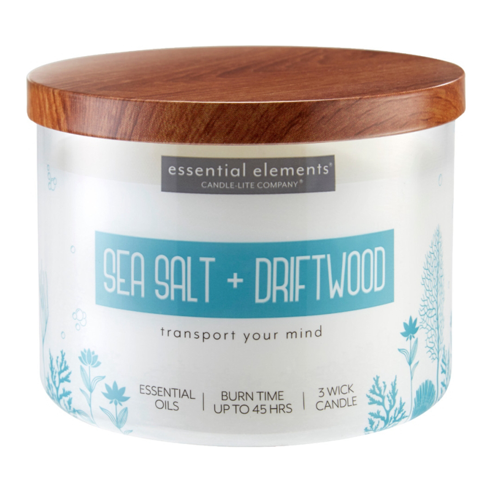'Sea Salt & Driftwood' Scented Candle - 418 g