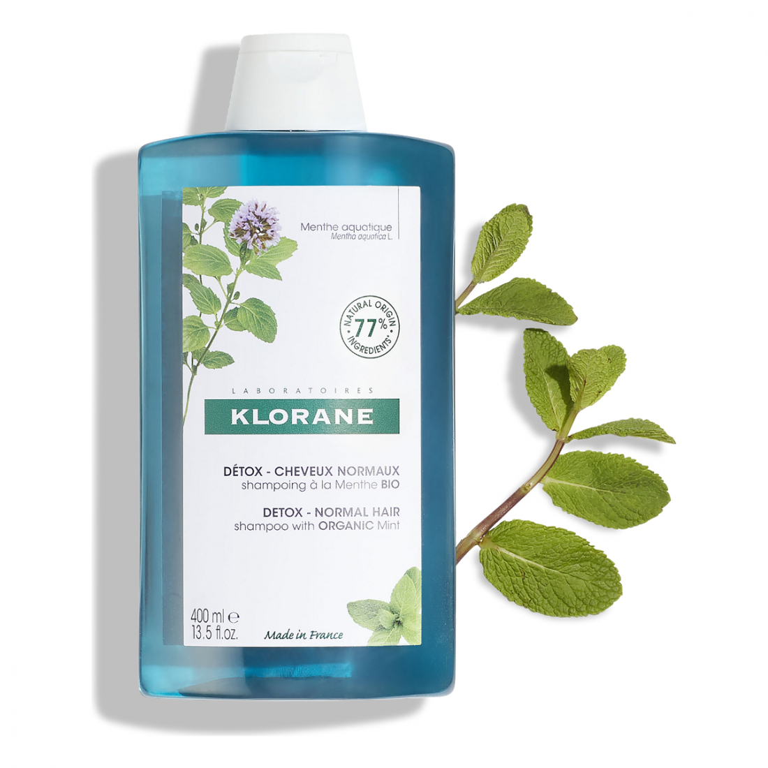 'La Menthe Aquatique Bio Detox' Shampoo - 400 ml