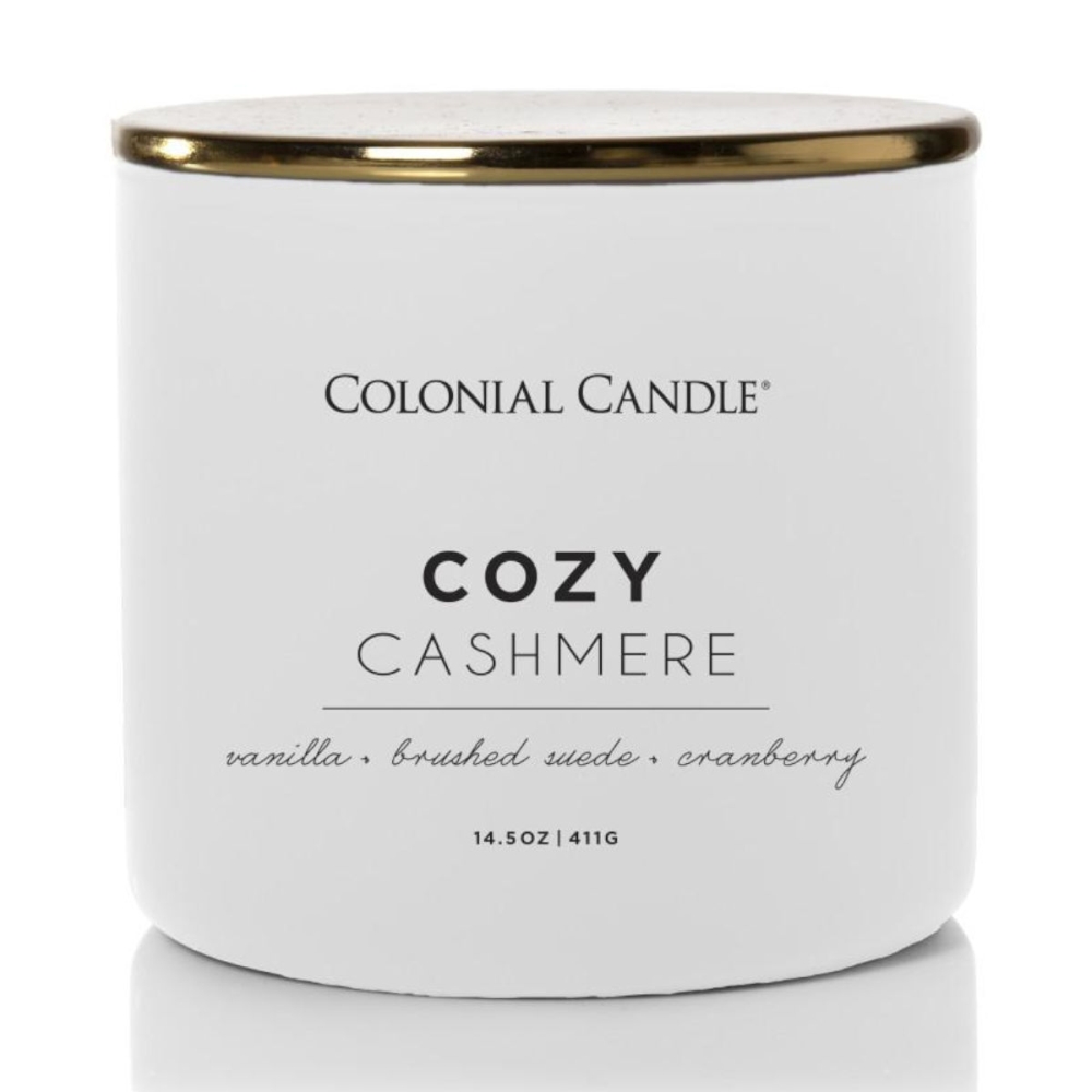 Bougie parfumée 'Pop of Color' - Cozy Cashmere 411 g
