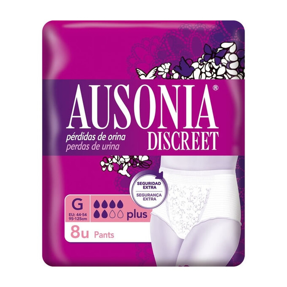 Slip absorbant 'Discreet Boutique' - Plus TG 8 Pièces