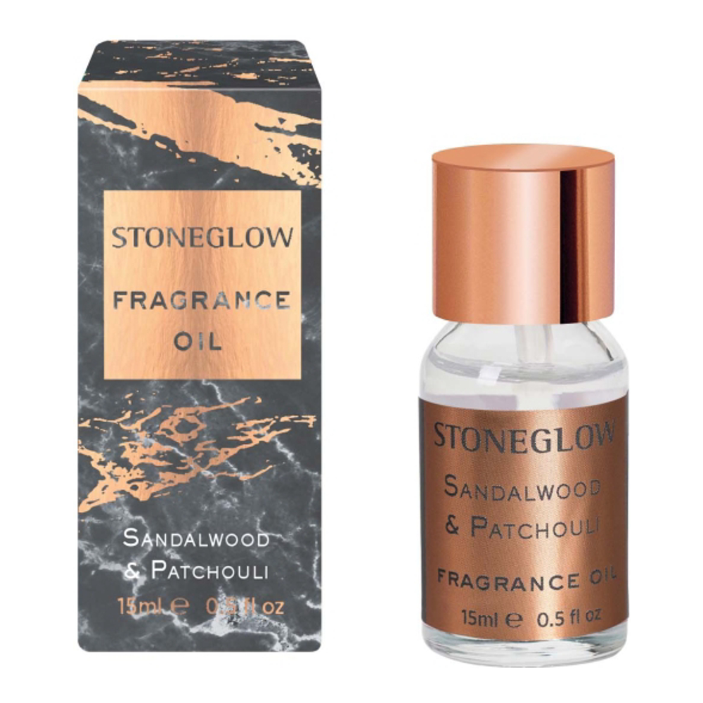 Sandalwood & Patchouli Duftöl - 15 ml: StoneGlow