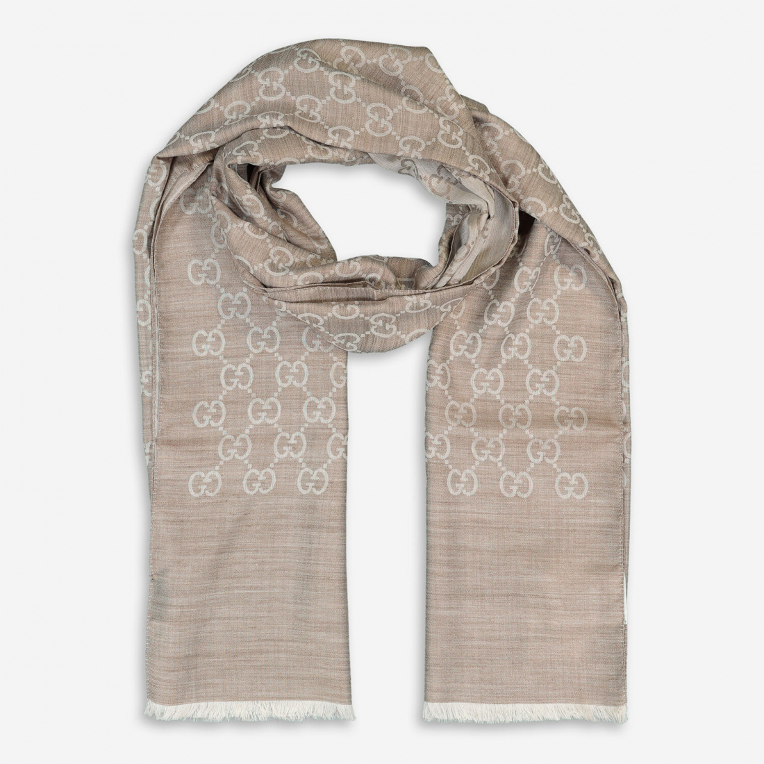 Écharpe en laine 'GG'