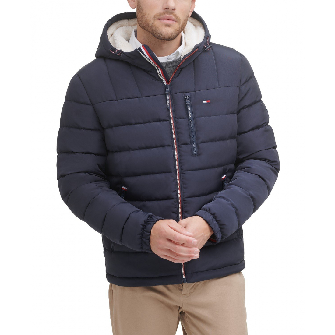 'Hooded' Pufferjacke für Herren