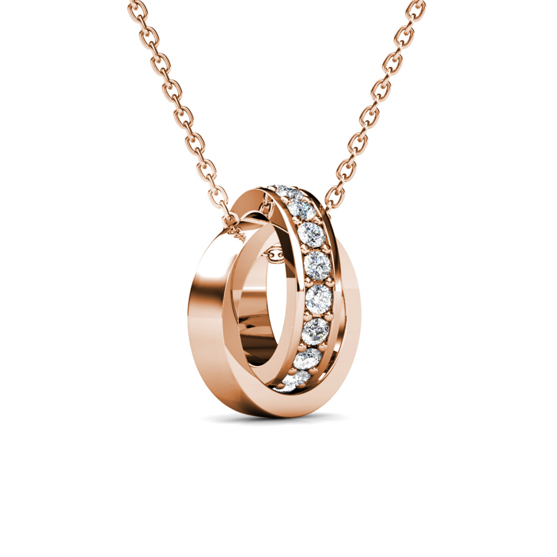 Pendentif sur chaine 'Circle Hoop' pour Femmes
