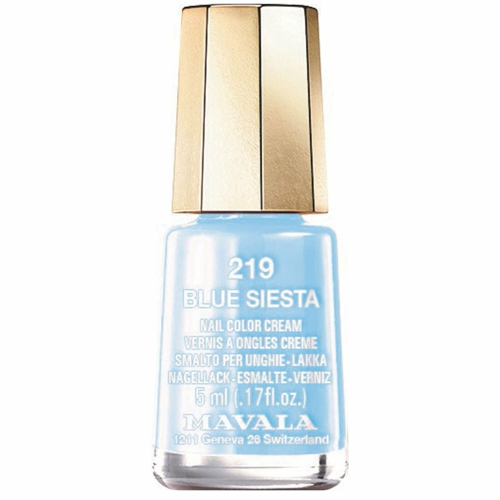 'Mini Colour' Nail Polish - 219 Blue Siesta 5 ml