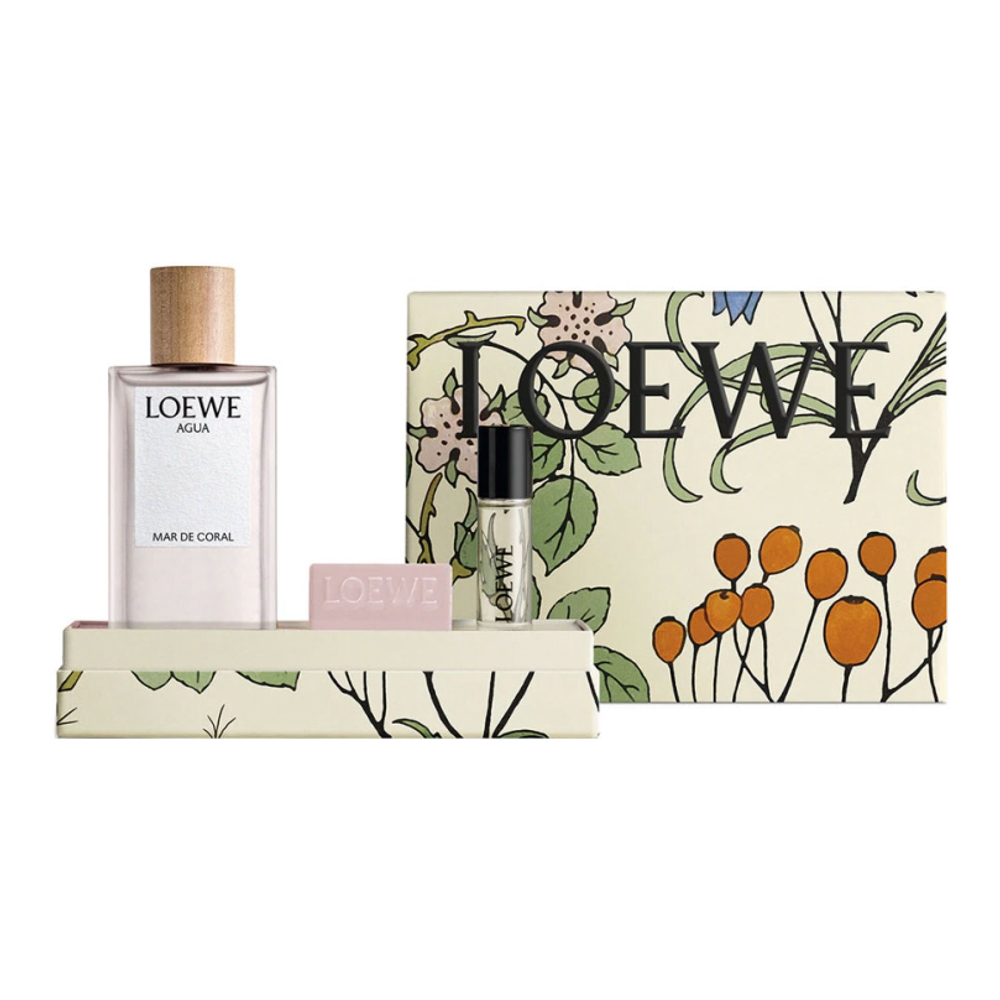 Coffret de parfum 'Agua de Loewe Mar de Coral' - 3 Pièces