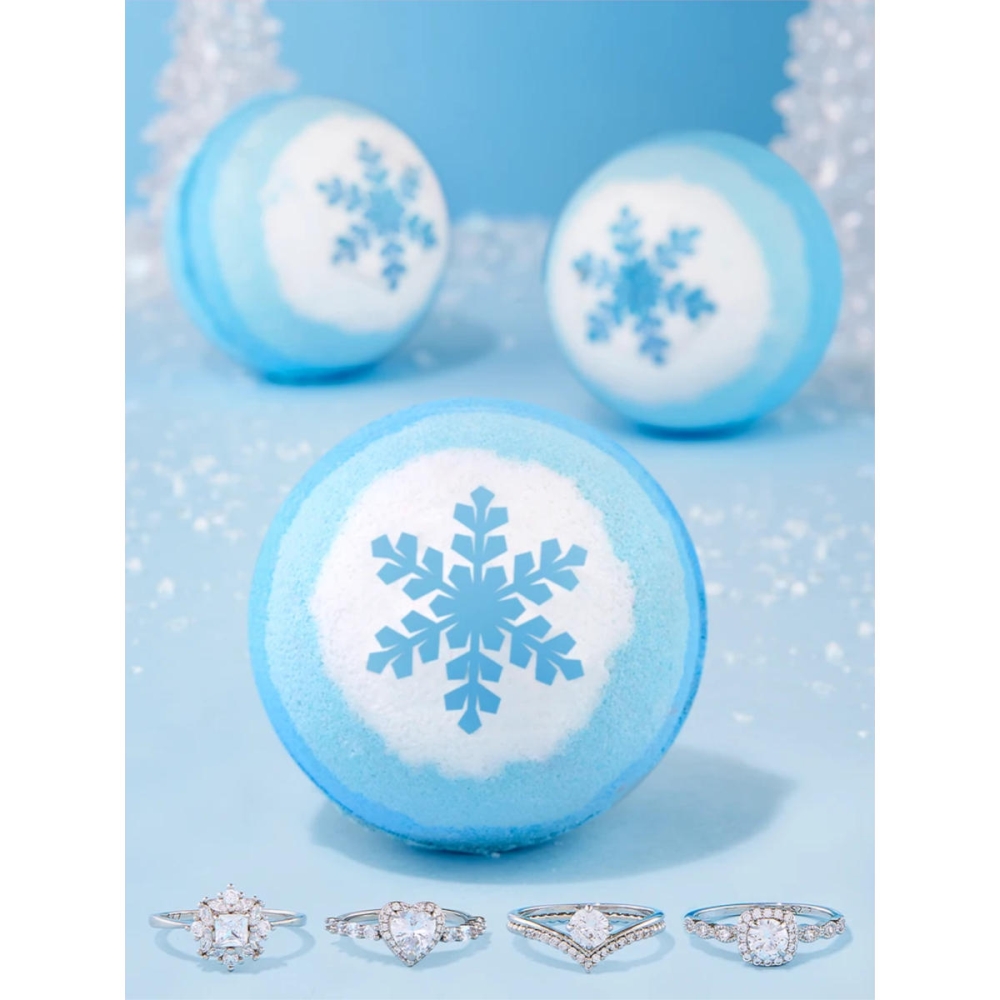 Women's 'Blue Frosty' Bath Bomb Set - 260 g