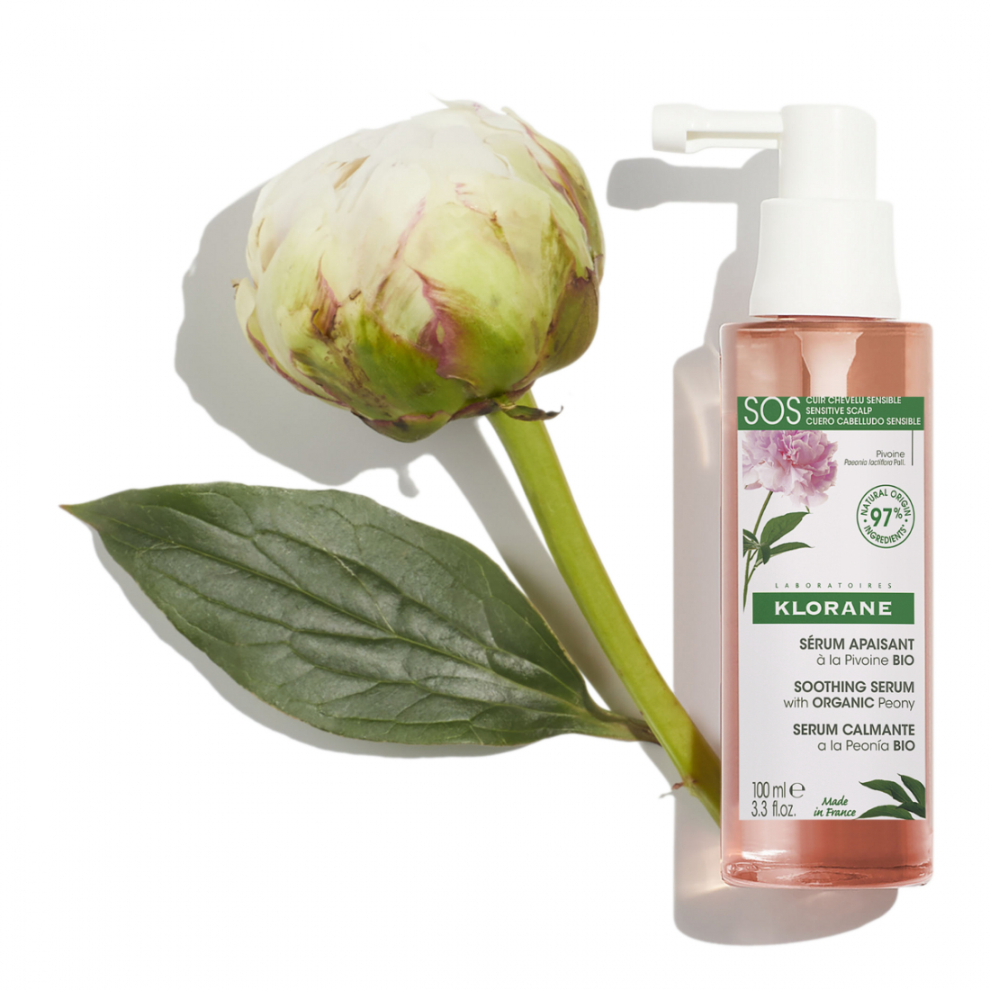 Sérum SOS Apaisant à La Pivoine Bio - 100 ml