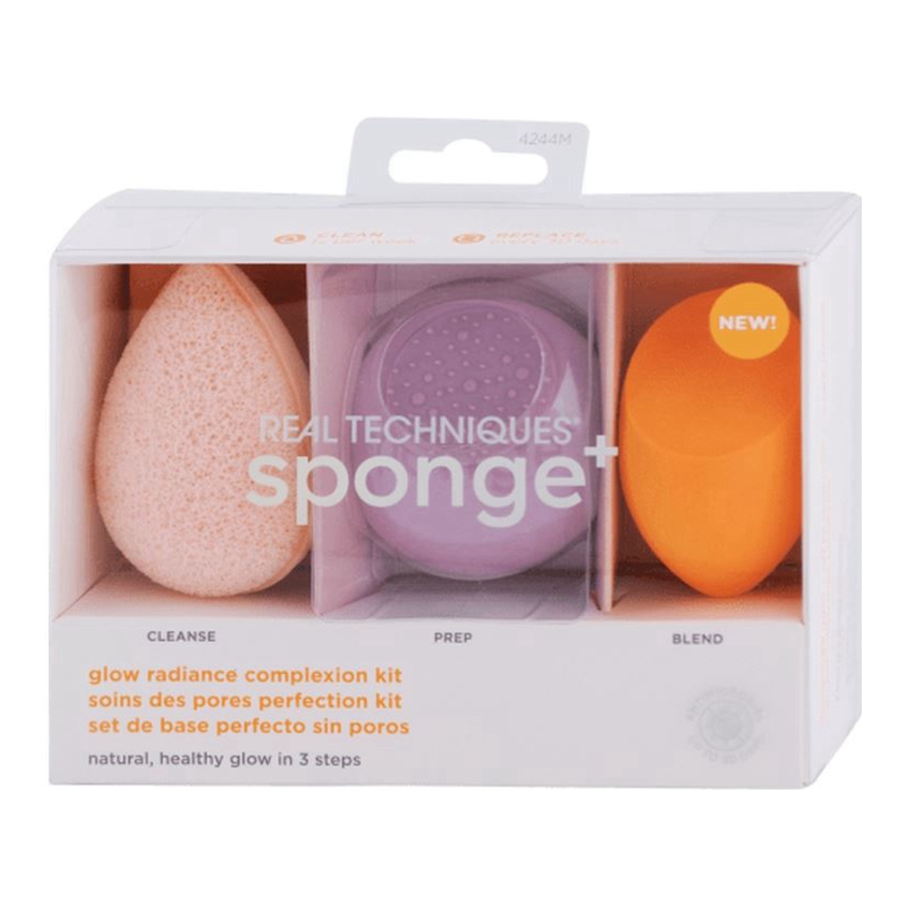 Ensemble d'éponge 'Glow Radiance Complexion' - 3 Pièces