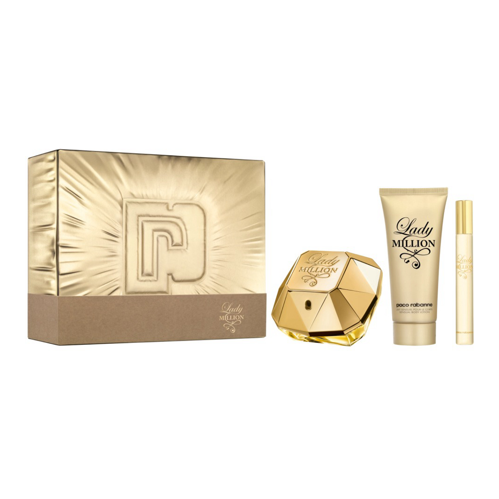 'Lady Million' Perfume Set - 3 Pieces