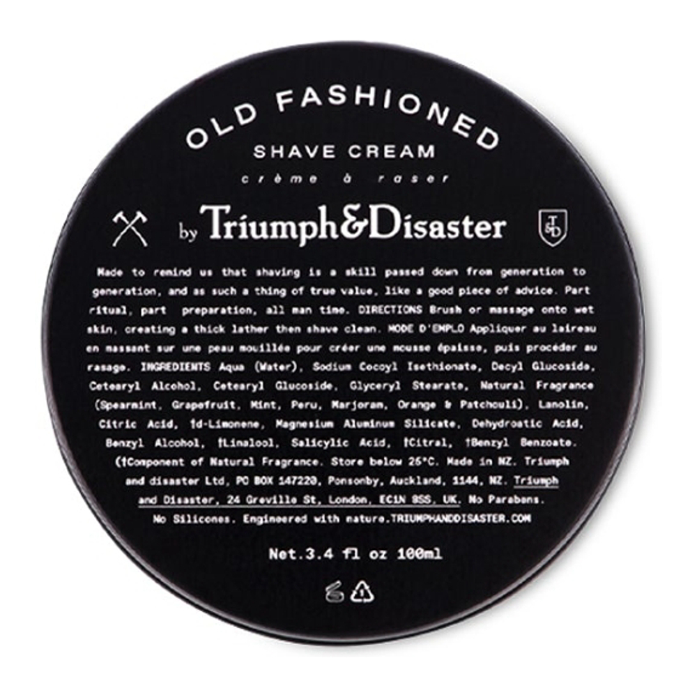 Crème de rasage 'Old Fashioned' - 100 ml