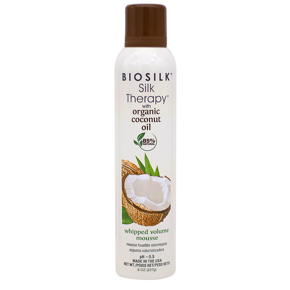 'Silk Therapy Coconut Oil Mousse' Hair Styling Mousse - 227 g