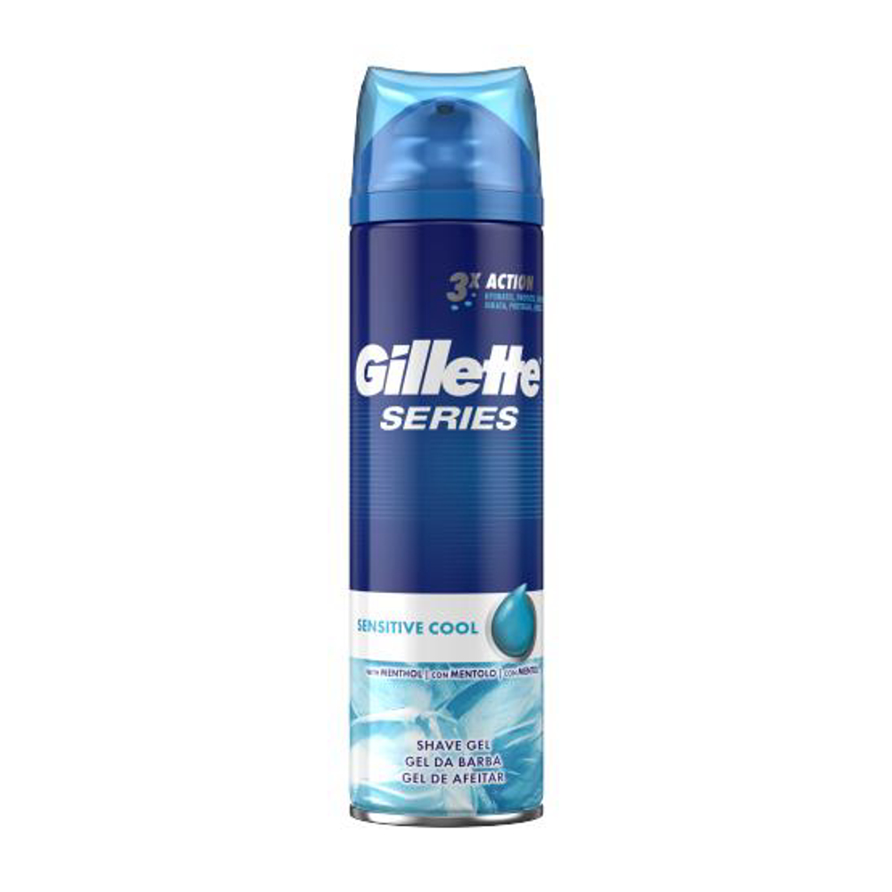 Gel de rasage 'Series Sensitive Cool' - 200 ml