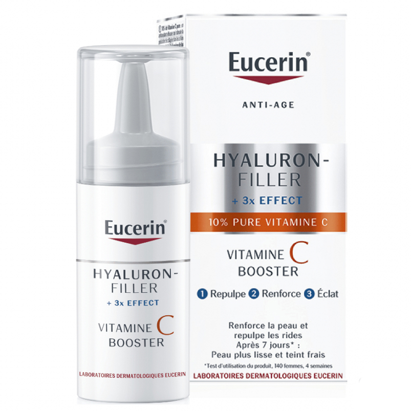 'Hyaluron-Filler + 3X Effect Booster' Vitamin C Serum - 8 ml