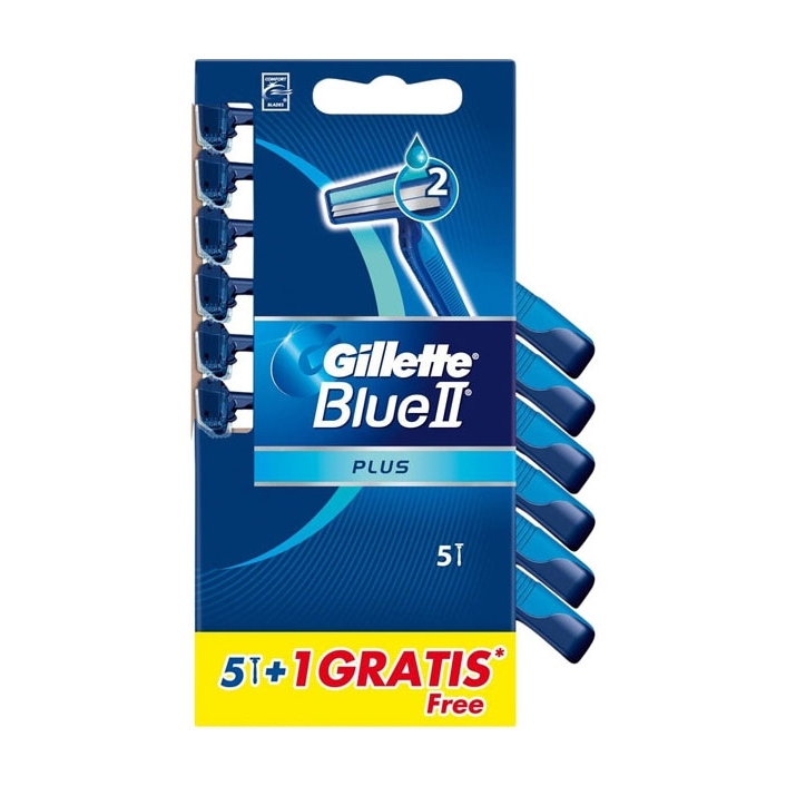 Rasoir 'Blue II' - 6 Pièces