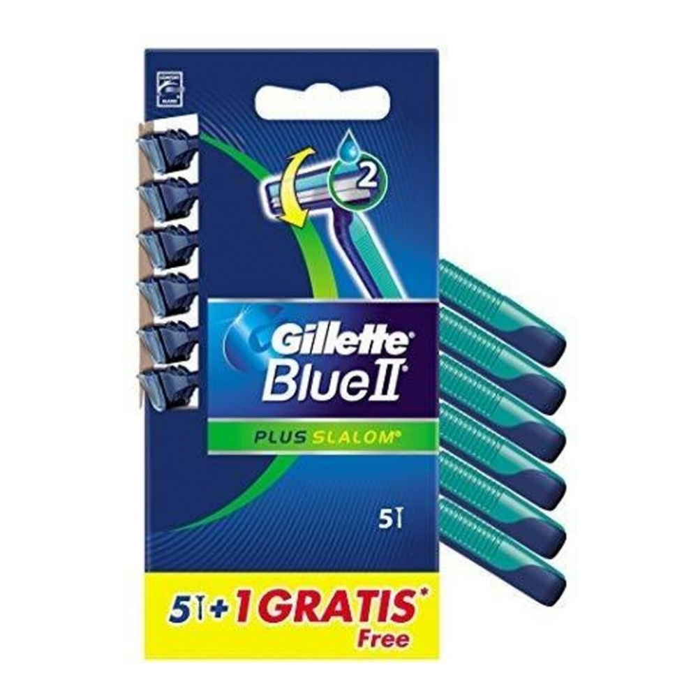 Rasoir 'Blue II Plus Slalom' - 6 Pièces