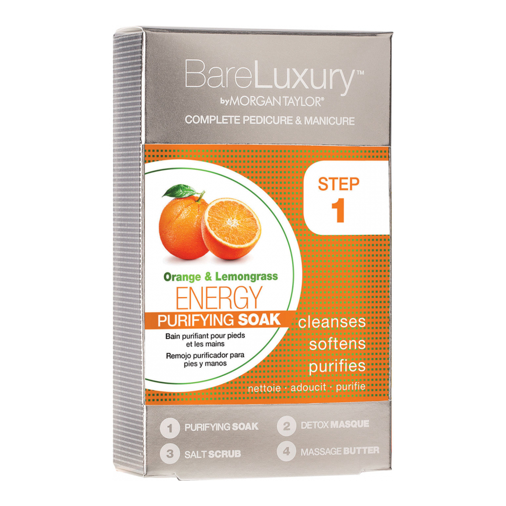 'Orange & Lemongrass' Manicure and pedicure Set - 4 Pieces