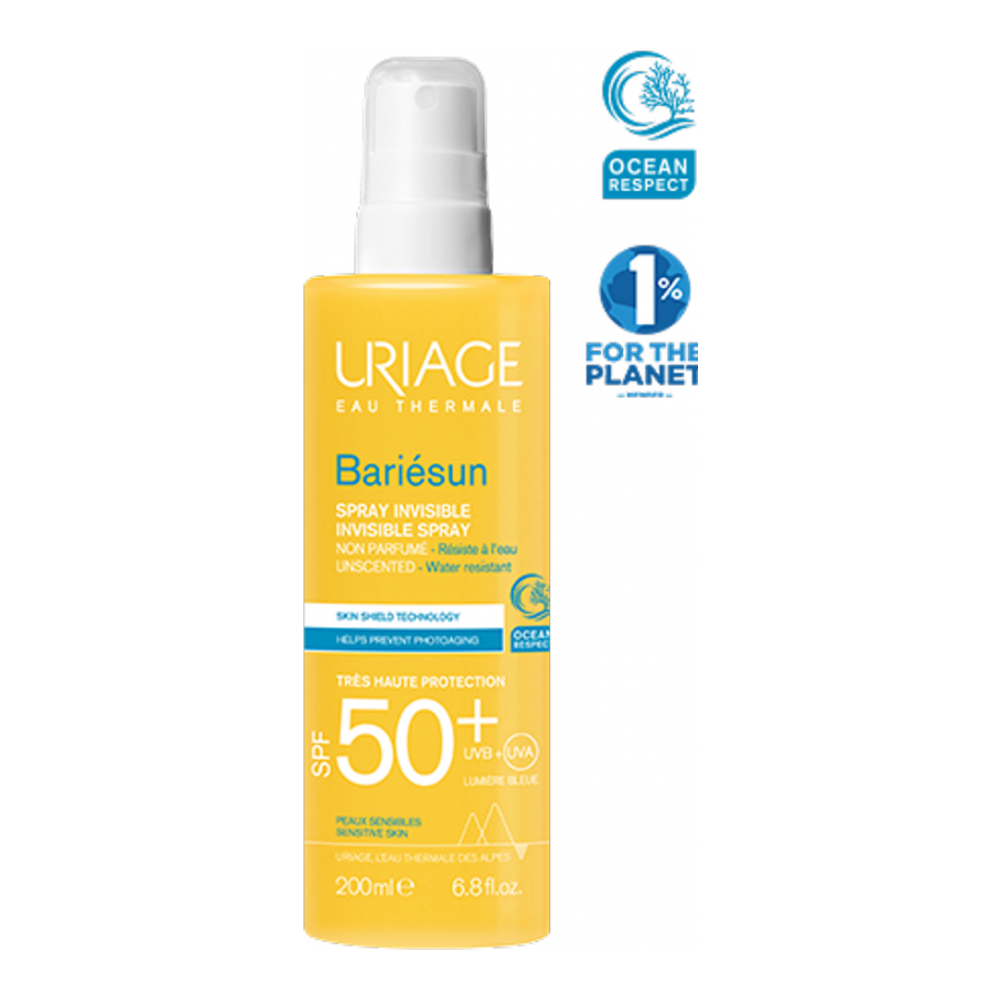 Spray de protection solaire 'Bariésun Invisible Unscented SPF50+' - 200 ml