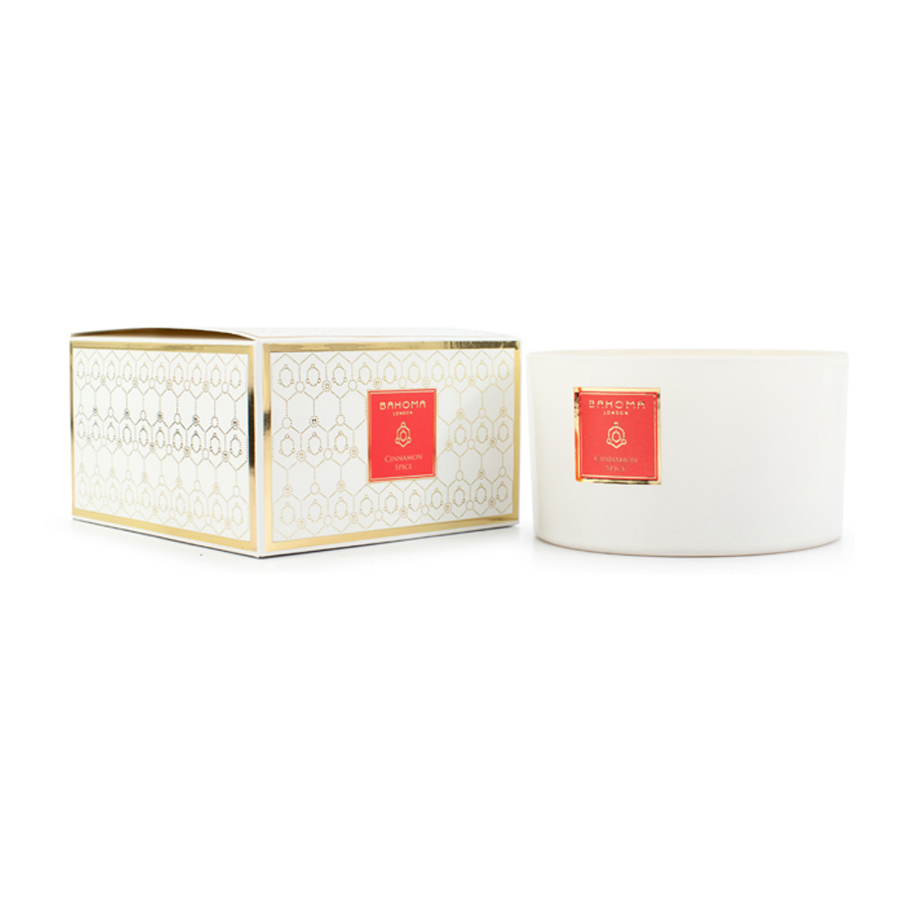 Bougie 3 mèches 'Cinnamon Spice' - 400 g