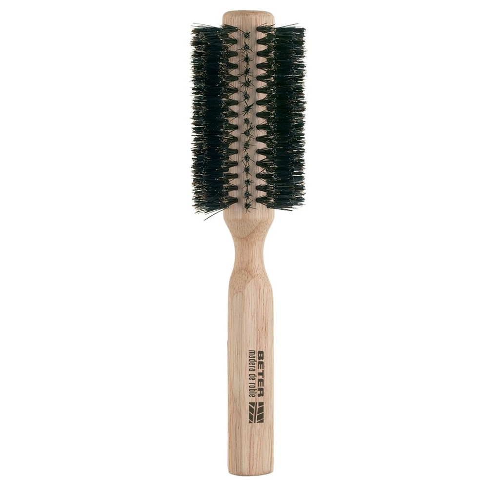 'Round Mango Wooden' Hair Brush - 54 mm