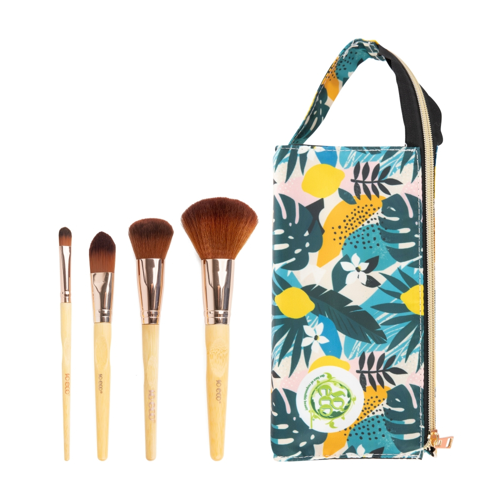 Set de pinceaux de maquillage 'Natural Travel'