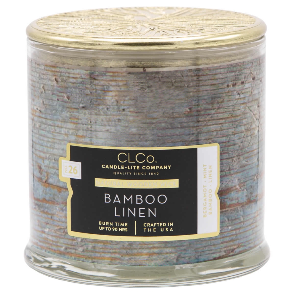 Bougie parfumée 'Bamboo Linen' - 396 g