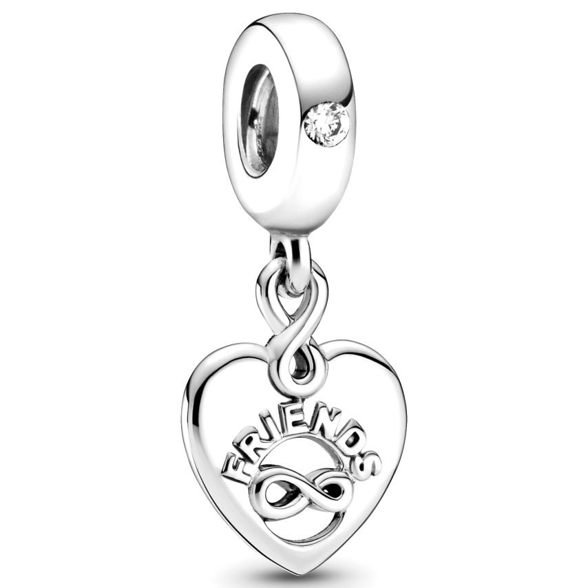 Women's 'Friends And Infinity Heart' Charm