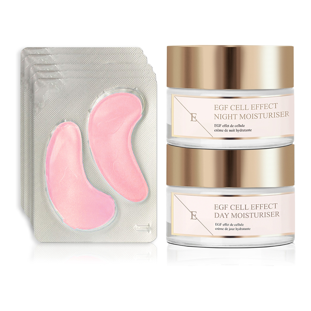 Coffret de soins de la peau 'EGF Cell Effect + Rose Blossom' - 3 Pièces