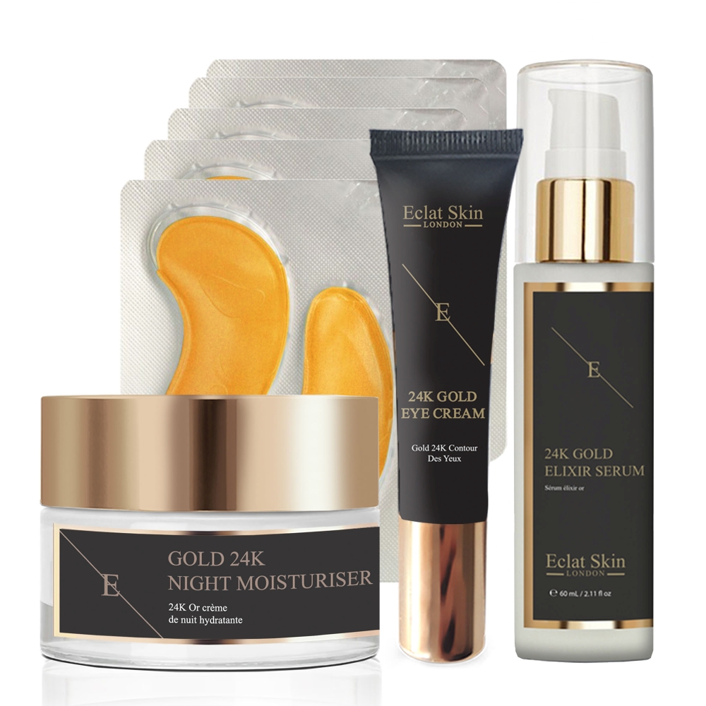 Coffret de soins de la peau '24K Gold Collagen' - 4 Pièces