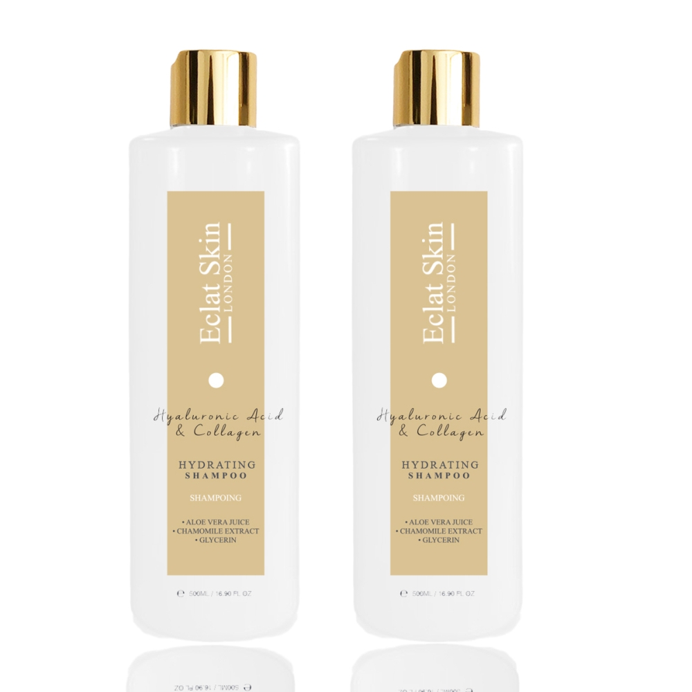 Shampoing 'Hyaluronic Acid & Collagen' - 500 ml, 2 Pièces