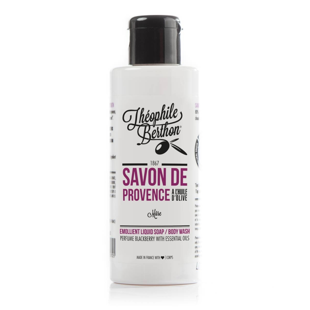 'De Provence Surgras À L'Huile D'Olive' Liquid Soap - Mûre 100 ml