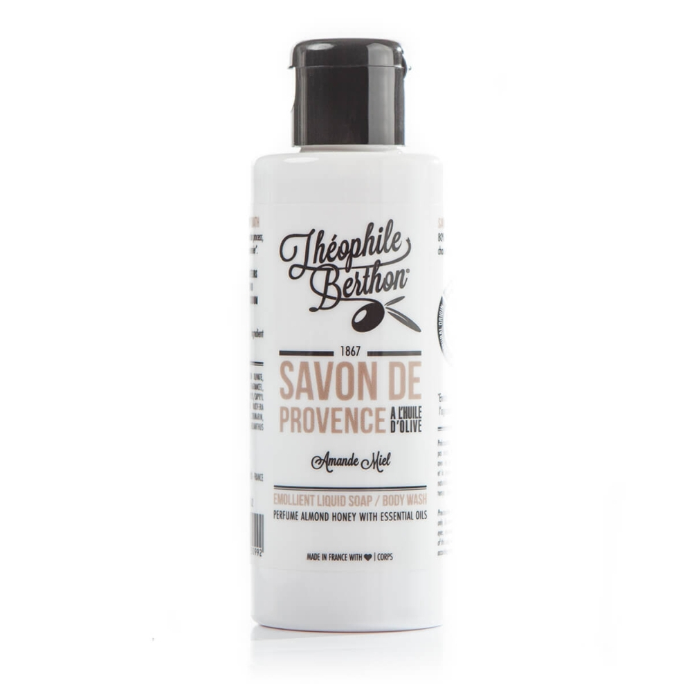 Savon liquide 'De Provence Surgras À L'Huile D'Olive' - Amande Miel 100 ml