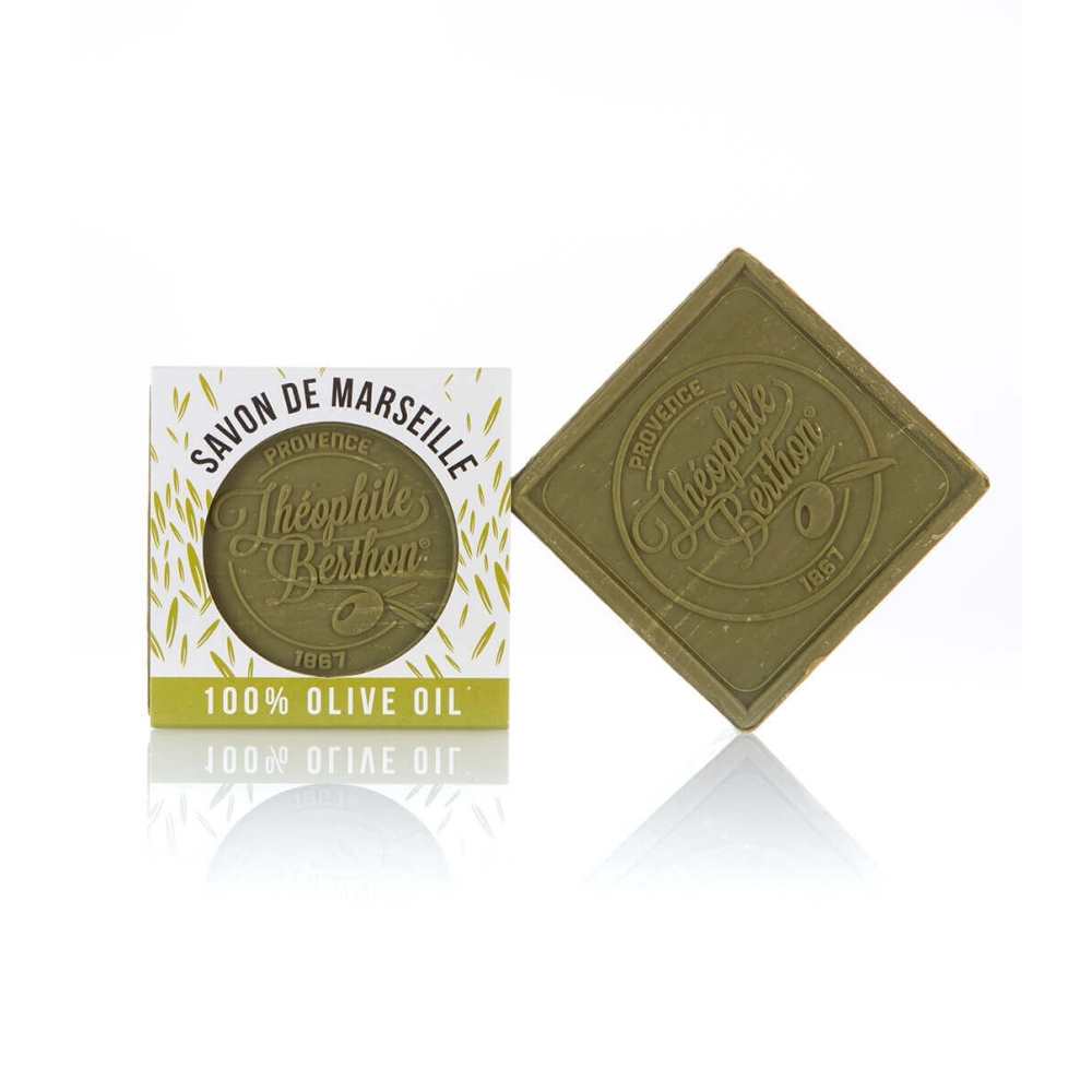 Pain de savon 'De Marseille 100% Huile D'Olive Carré' - 100 g