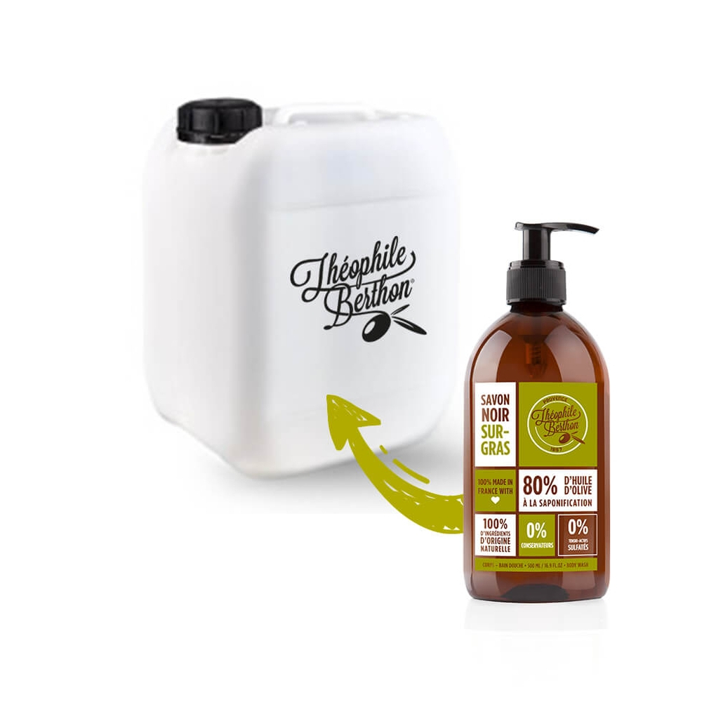 'Noir Surgras' Liquid Soap Refill - Sans Parfum 5 L