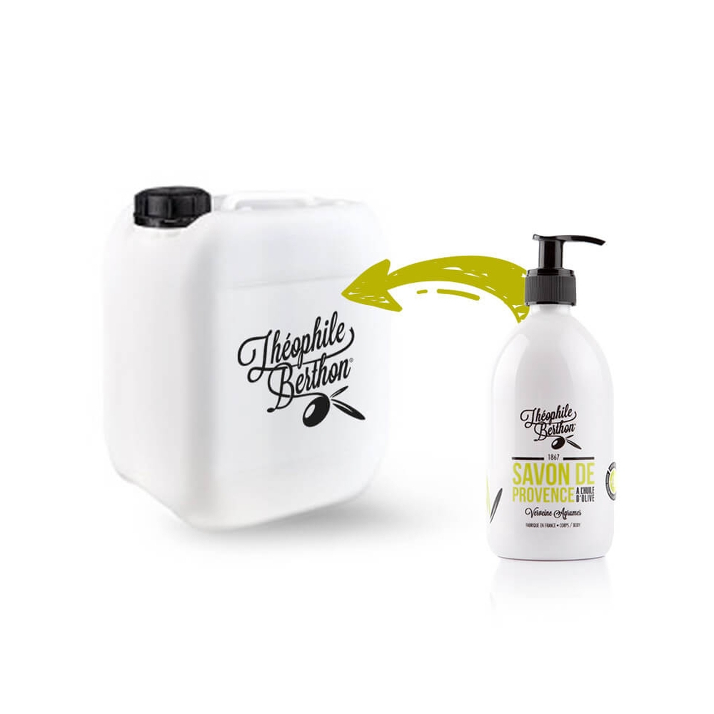 'De Provence À L'Huile D'Olive' Liquid Soap Refill - Verveine Agrumes 5 L