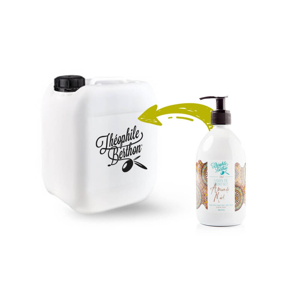 'De Provence À L'Huile D'Olive' Liquid Soap Refill - Amande Miel 5 L