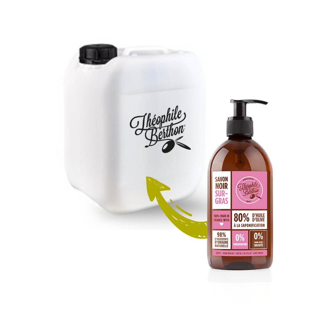 'Noir Surgras' Liquid Soap Refill - Rose Litchi 5 L