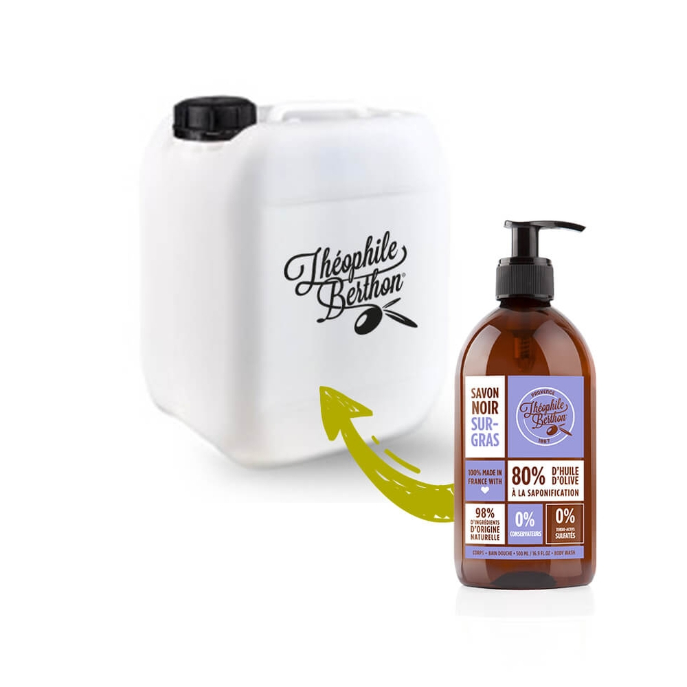 'Noir Surgras' Liquid Soap Refill - Lavande 5 L