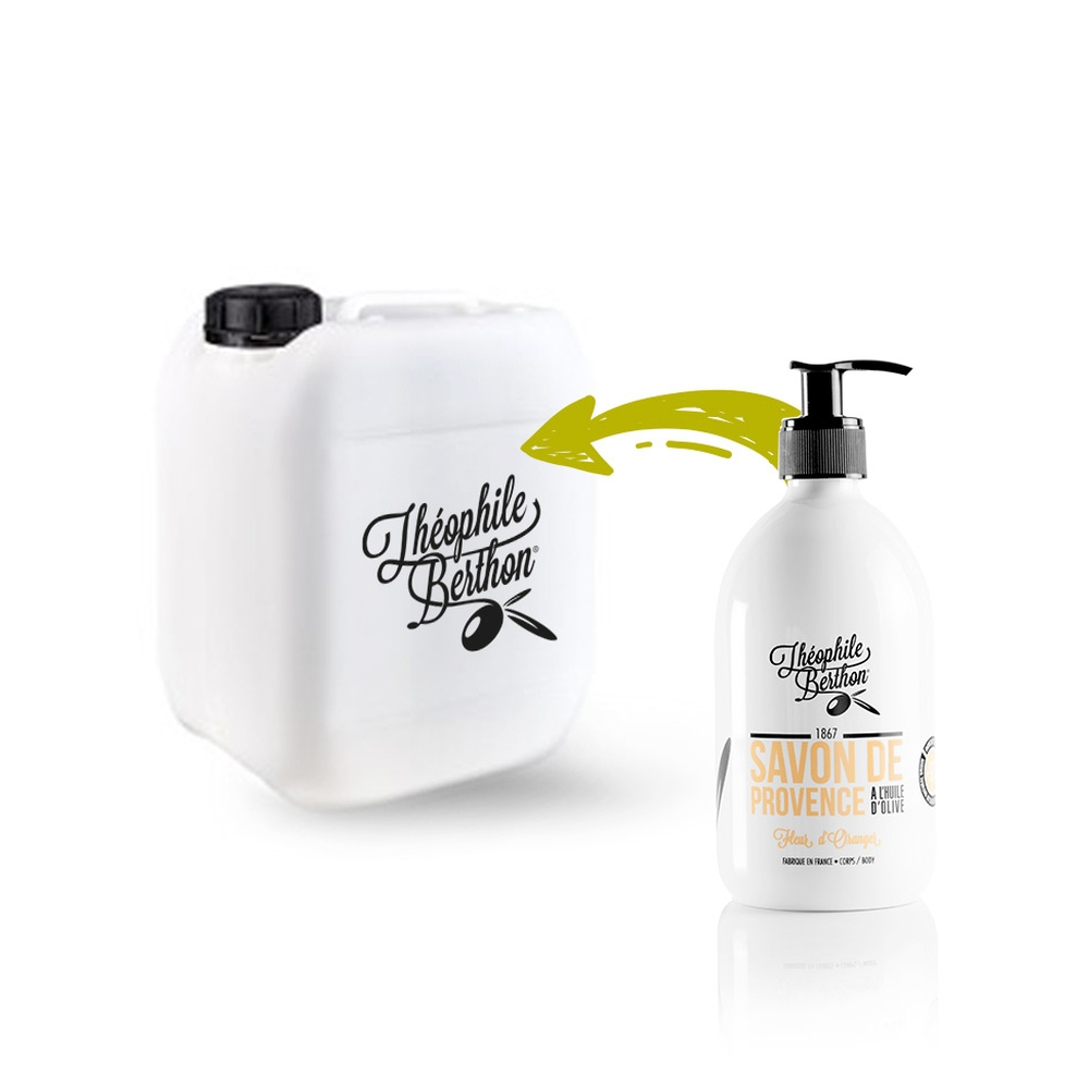 'De Provence À L'Huile D'Olive' Liquid Soap Refill - Fleur D'Oranger 5 L