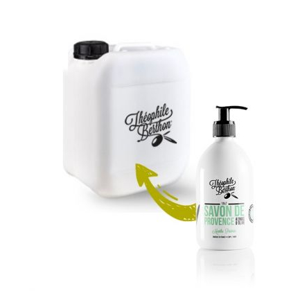 'De Provence À L'Huile D'Olive' Liquid Soap Refill - Menthe Poivrée 5 L