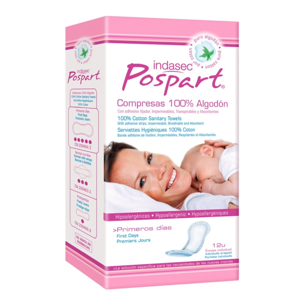 Cotons démaquillants 'Pospart' - 12 Pièces