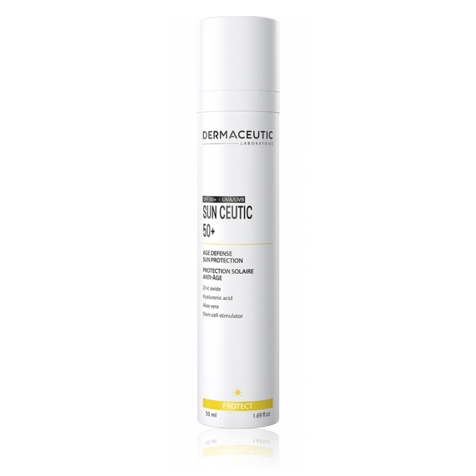 Crème Solaire Anti-Âge 'Sun Ceutic 50+ Protection' - 50 ml
