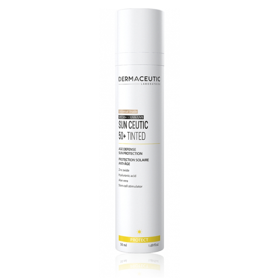 Crème Solaire Anti-Âge 'Sun Ceutic 50+ Teintée' - 50 ml