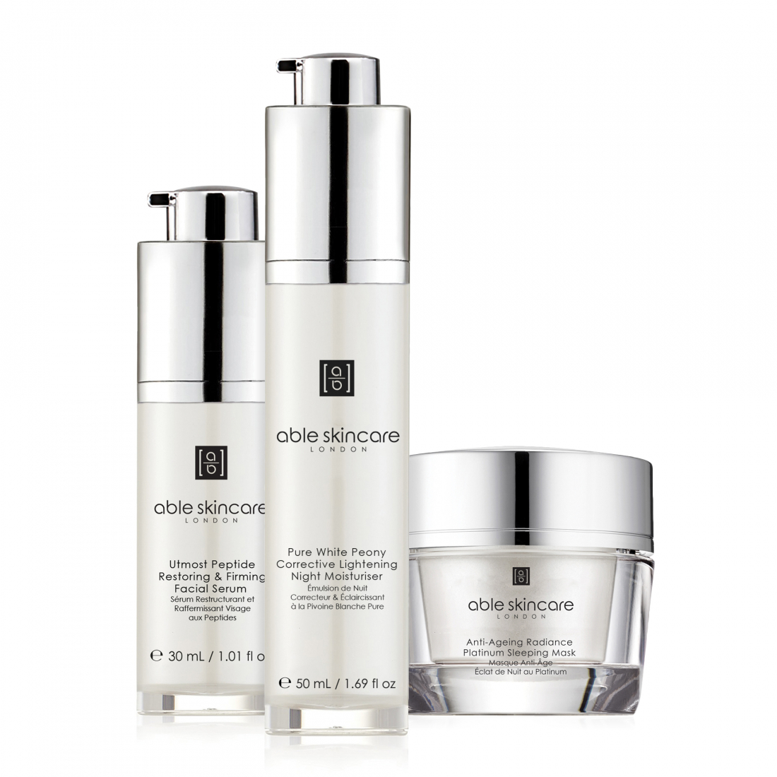 '4-step Overnight Care Regimen' Night Skin Care Set - 3 Pieces