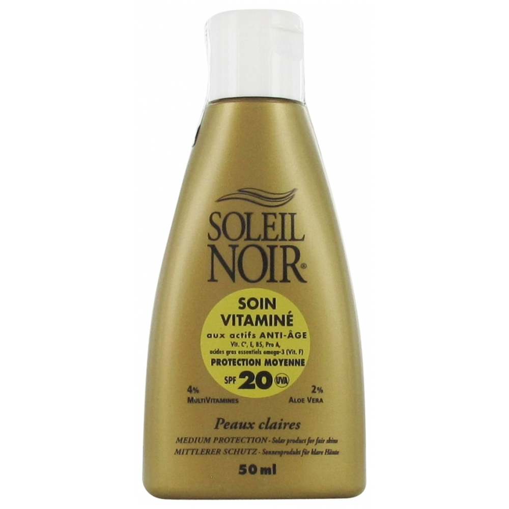 Crème solaire 'Soin Vitaminé 20 Protection Moyenne' - 50 ml