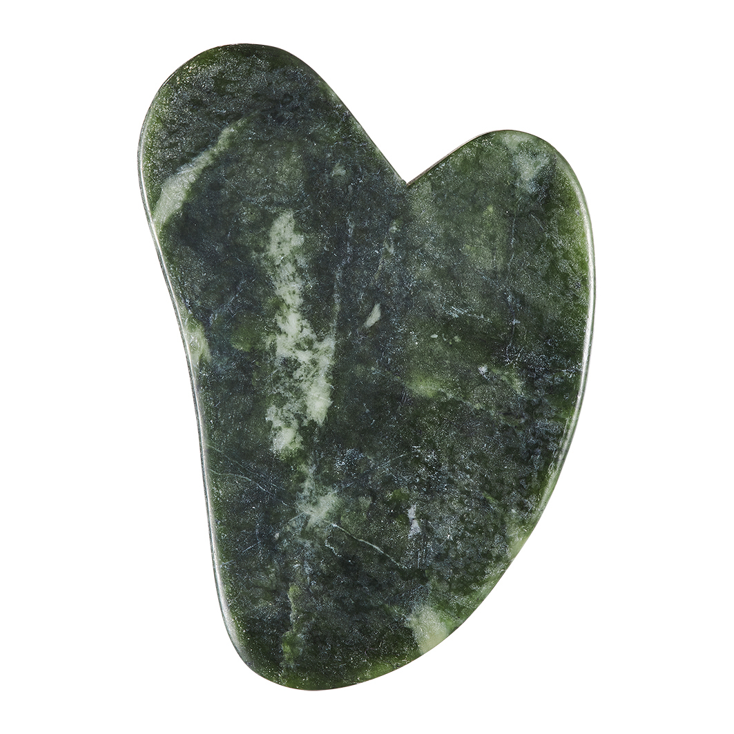 Pierre De Gua Sha En Jade Vert Jade