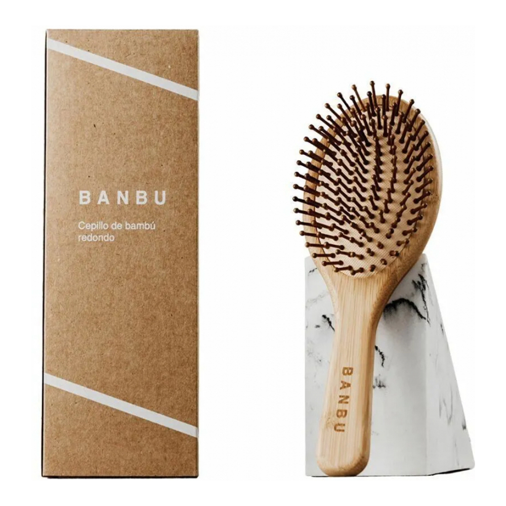 Brosse démêlante 'Round Bamboo'