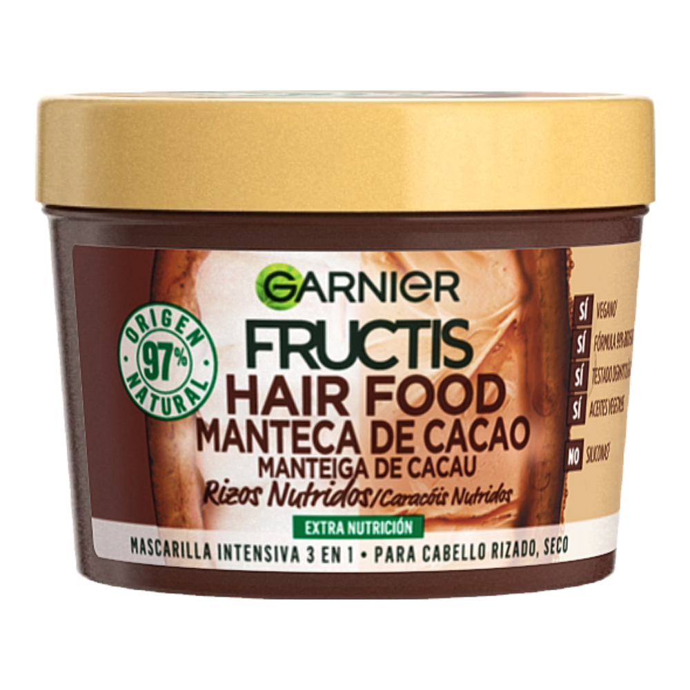 Fructis Hair Food Cocoa Butter Haarmaske 390 ml Garnier