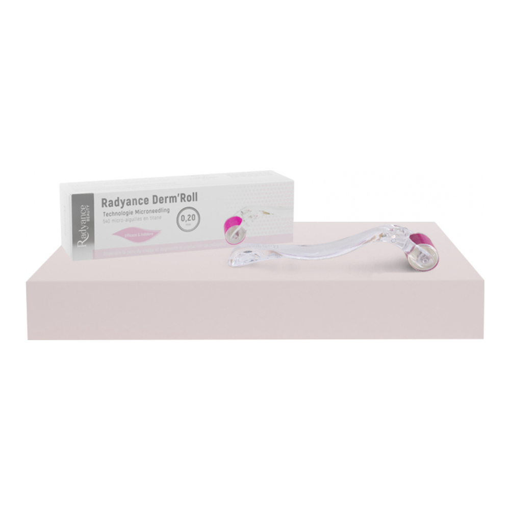 'Derm'Roll Microneedling Technology' Facial Roller - Rose